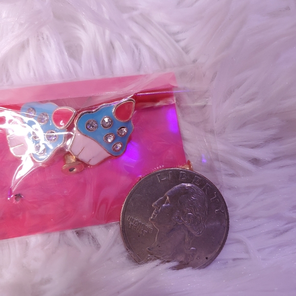Colorful yummy crystal cupcake earrings - Picture 4 of 9